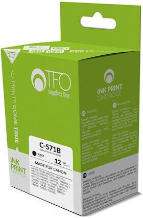 TFO Συμβατό Μελάνι Εκτυπωτή InkJet HP HP 571B 12ml Μαύρο 1τμχ