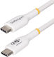 StarTech USB 2.0 Cable USB-C male - USB-C 240W PD Λευκό 1m USB2EPR1MW