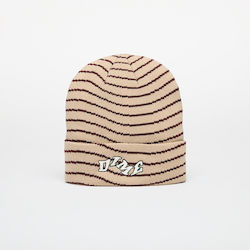 Dime College Wave Cuff Beanie Tan