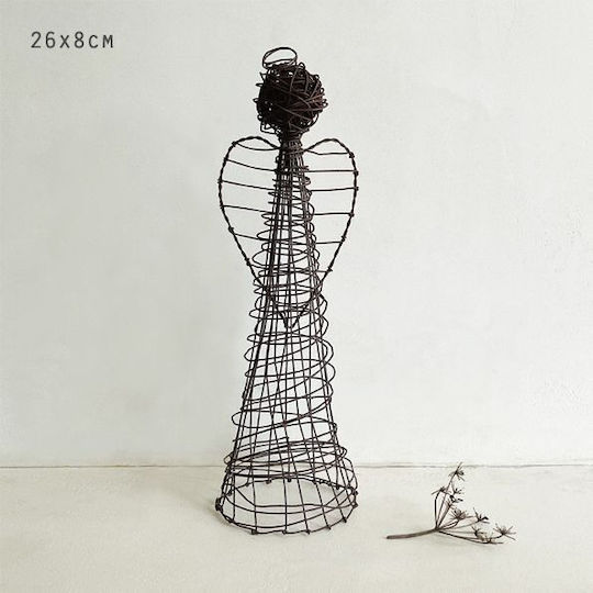 Synchronia Decorative Statuette made of Metal 26cm 1pcs