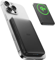 ESR Kickstand Power Bank MagSafe Certified, 15 W, Capacity 5,000 mAh, 15 W, Fast Charging, Ultra-Compact Portable Charger, 2 cm, USB-C for iPhone 17e/ 17/16/15/14/13/12, Black ESR Kickstand Power Bank MagSafe Certified, 15 W, Capacity 5,000 mAh, 15 W, Fast Charging, Ultra-Compact Portable Charger, 2 cm, USB-C for iPhone 17e/ 17/16/15/14/13/12, Black