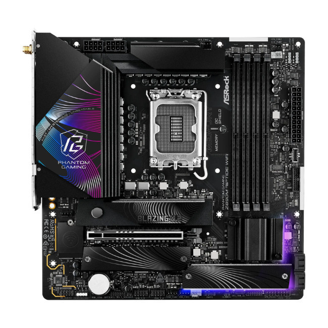 ASRock Phantom Gaming Z890M Riptide WiFi Motherboard Micro ATX με Intel 1851 Socket