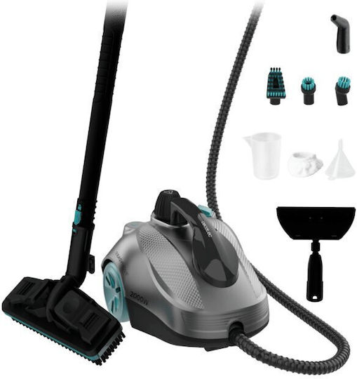 Cecotec HydroSteam EasyHome Max Dampfreiniger Druck 5bar mit Rädern