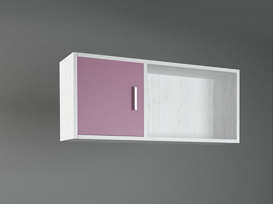 Bücherregal Wandhalterung Weiß 100x30x43cm