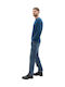 Marvin Men's Jeans Pants with Regular Straight Fit Navy