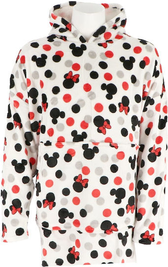 Disney Blanket Fleece Mickey WHITE 94x85cm Disney Blanket Fleece Mickey WHITE 94x85cm