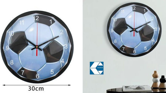 Galifas Kinder Wanduhr Kunststoff 30εκ.