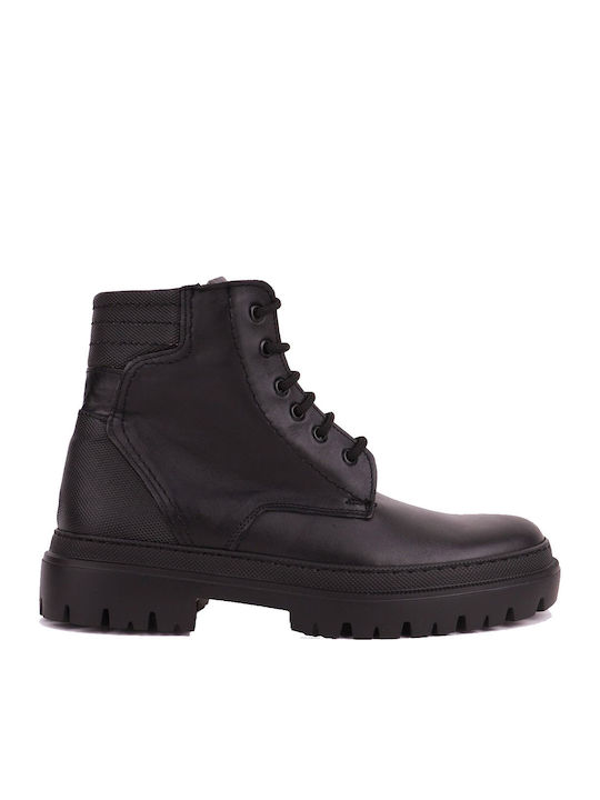 Antonio Shoes Δερμάτινα Γκρι Ανδρικά Αρβυλάκια