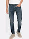 Men's Jeans Pants Elastic with Regular Fit Blue