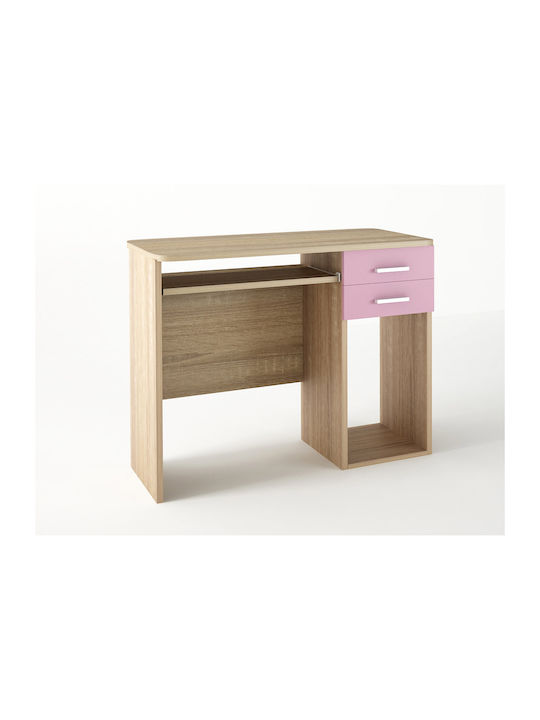 Kids Desk made of Melamine Pink 100x55x80cm