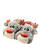 Mad House Animal Men's Slippers Gray