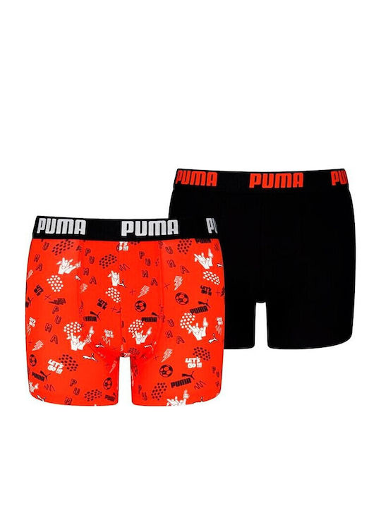PUMA Set of Kids' Boxers Red 2pcs