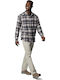 Cornell Woods Long-sleeved Flannel Shirt Checked Black/Grey