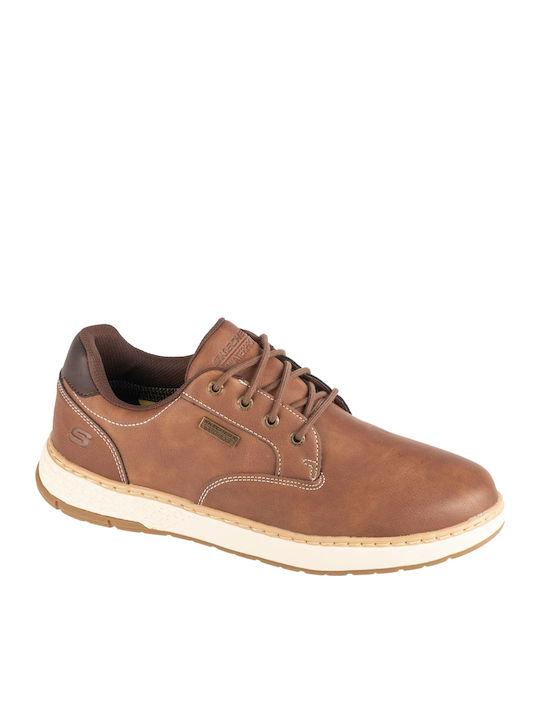 Garlan Pryor Men's Leather Casual Shoes Brown