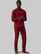 Calvin Klein Men's Winter Pajamas Set Bordeaux