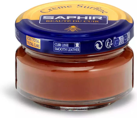 Saphir Créme Surfine 50 Ml Medium Brown 37 Βαφή Υποδημάτων Απόχρωση Medium Brown 37