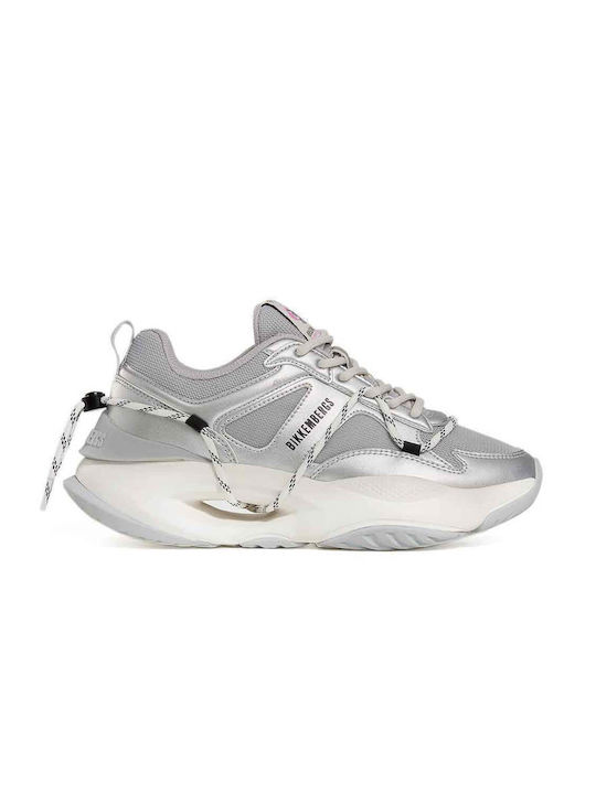 Bikkembergs Sneakers Laminated Silver