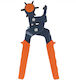 Pufo Rotating Hole Punch Pliers 6 Heads Punching Belts Orange Black