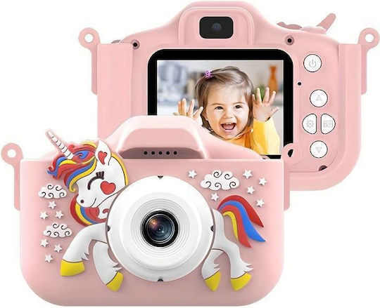 Compact Φωτογραφική Μηχανή 12MP με Οθόνη 2" και Ανάλυση Video 4608 x 3456 pixels Ροζ
