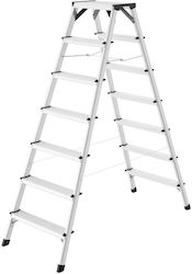 Hailo Doppelter Aluminium 2x7