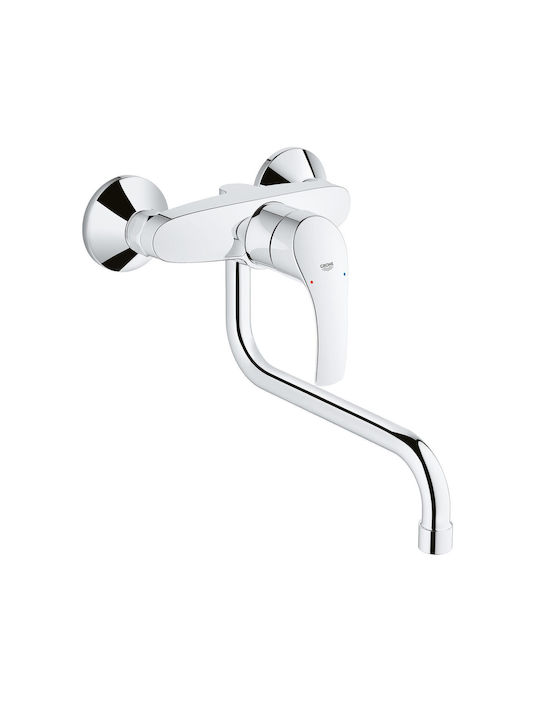Смесител за кухня Grohe Eurosmart с един лост 1/2"
