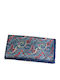 Silk Square Men's Neck Scarf Blue Red 70 cm