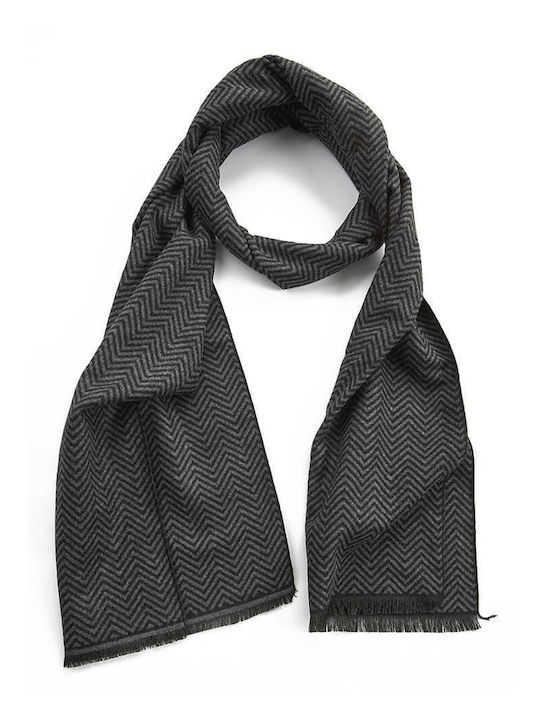 Verde Men's Scarf Black