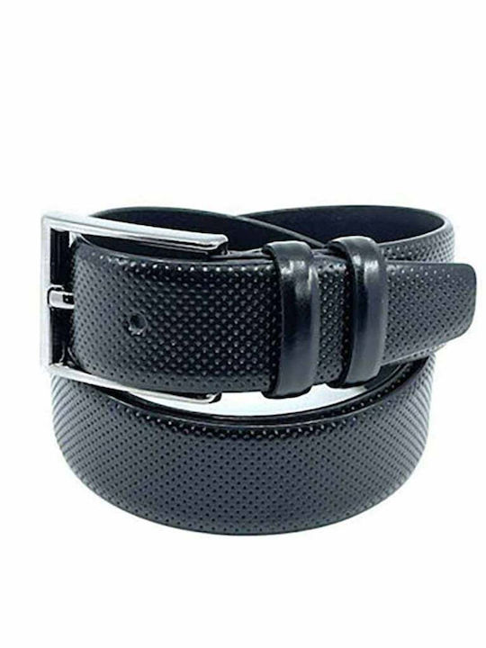 Men's Belt Leather Blue