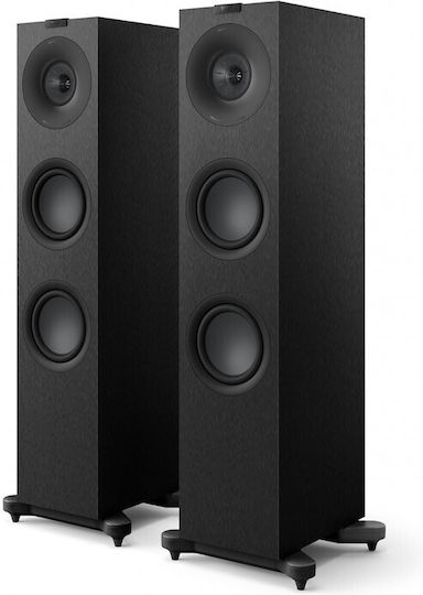 Kef Q7 Meta Ζεύγος Ηχείων Hi-Fi Δαπέδου 3 Δρόμων Π21xΒ31.5xΥ100.1εκ. Μαύρο