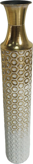 Inart Βάζο Δαπέδου Μεταλλικό Monac Χρυσό Φ14.6xΥ87.6cm Inart Βάζο Δαπέδου Μεταλλικό Monac Χρυσό Φ14.6xΥ87.6cm