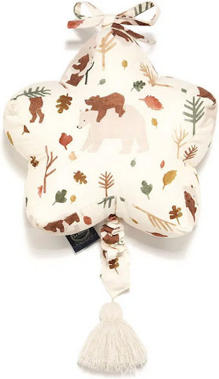 La Millou Crib Decorative Pillow Hug Me with Music Ecru