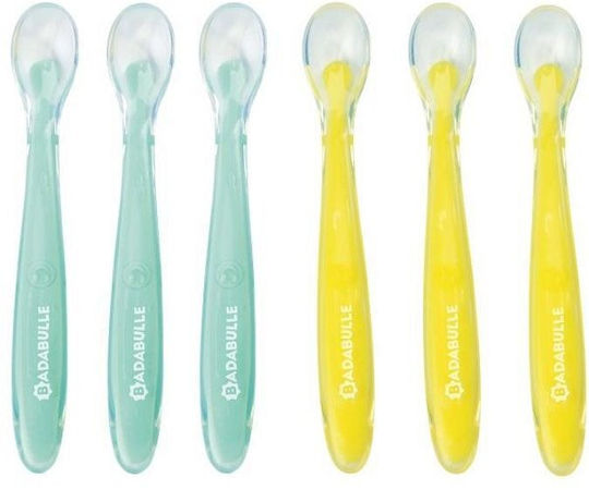 Badabulle Set 6 Flexible Colored Spoons