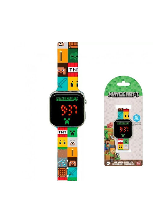 Kids Licensing Ψηφιακό Παιδικό Ρολόι Πολύχρωμο με Καουτσούκ Λουράκι