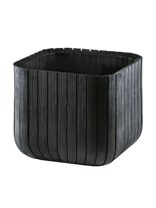 Flower Pot Cube Planter M Gray