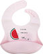 Beboulino Waterproof Bib Silicone with Pocket Pink One Melon