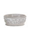 BigBuy Flower Pot 17x7cm Grey