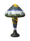 Glass Table Lamp T.galle Nature Green-blue 31x47cm Sinialo 1208