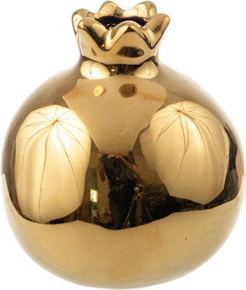 Zen Collection Tischplatte Glücksbringer Granatapfel Gold Keramik 1Stück Zen Collection Tischplatte Glücksbringer Granatapfel Gold Keramik 1Stück