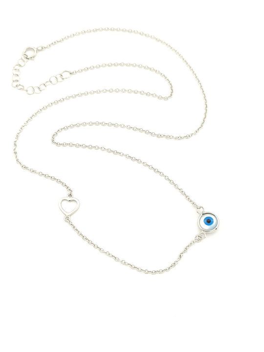 Silver Union Charm Auge aus Silber