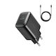 Joyroom Charger with USB-C Port and Cable USB-C - USB-C 25W Power Delivery Blacks (JR-TCF23)