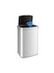 Costway Waste Bin Made of Stainless Steel with Sensor Grey 50lt