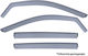 DGA Set of Windbreakers Front and Rear Car Dark Fime for Nissan Micra 2003-2010 4pcs