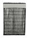 Estia Nest Fabric Laundry Basket with Cap 37x22x55cm Black