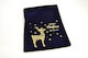 LiebeQueen Fabric Christmas Pouch for Gift Blue