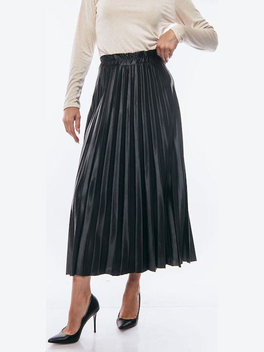 Dress Up Satin Fustă Black