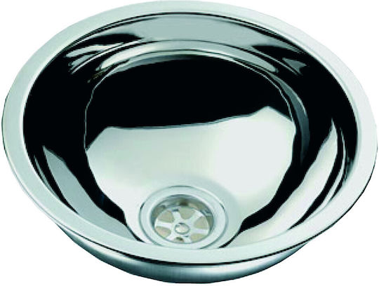 Can SB Drop-In Spüle Inox B30xT30cm Silber