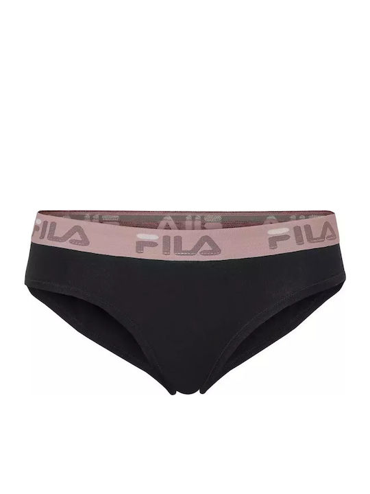 FILA Urban Brief Βαμβακερό Γυναικείο Slip Μαύρο