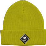 DC Label Beanie Beanie Knitted in Yellow color