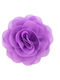Brautclip Rosengestalt Lila 8,50 cm