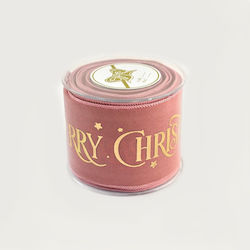 Χριστουγεννιάτικη Κορδέλα Βελούδινη Luxury Merry Christmas Σάπιο Μήλο-χρυσό 8cm X 9m T7018326 8-mauve Gold Χριστουγεννιάτικη Κορδέλα Βελούδινη Luxury Merry Christmas Σάπιο Μήλο-χρυσό 8cm X 9m T7018326 8-mauve Gold